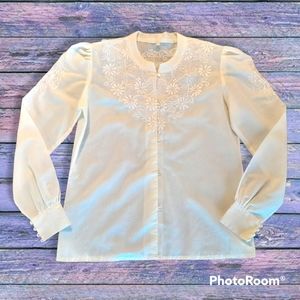 Vintage Embroidered Blouse